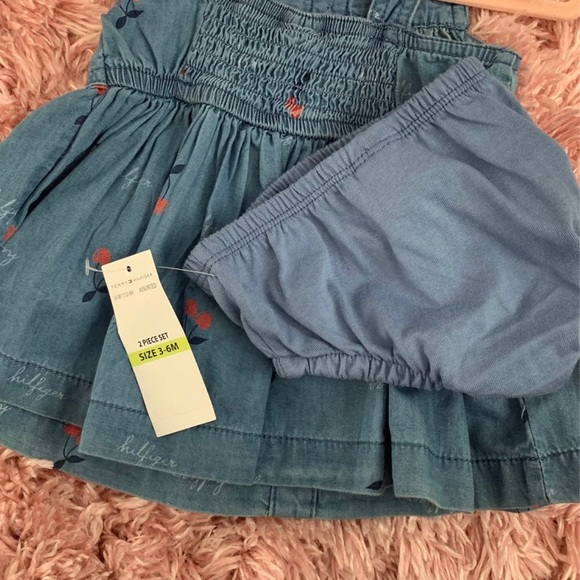 Denim Baby Dress w/ Bloomer Set NWT - Picture 5 of 5